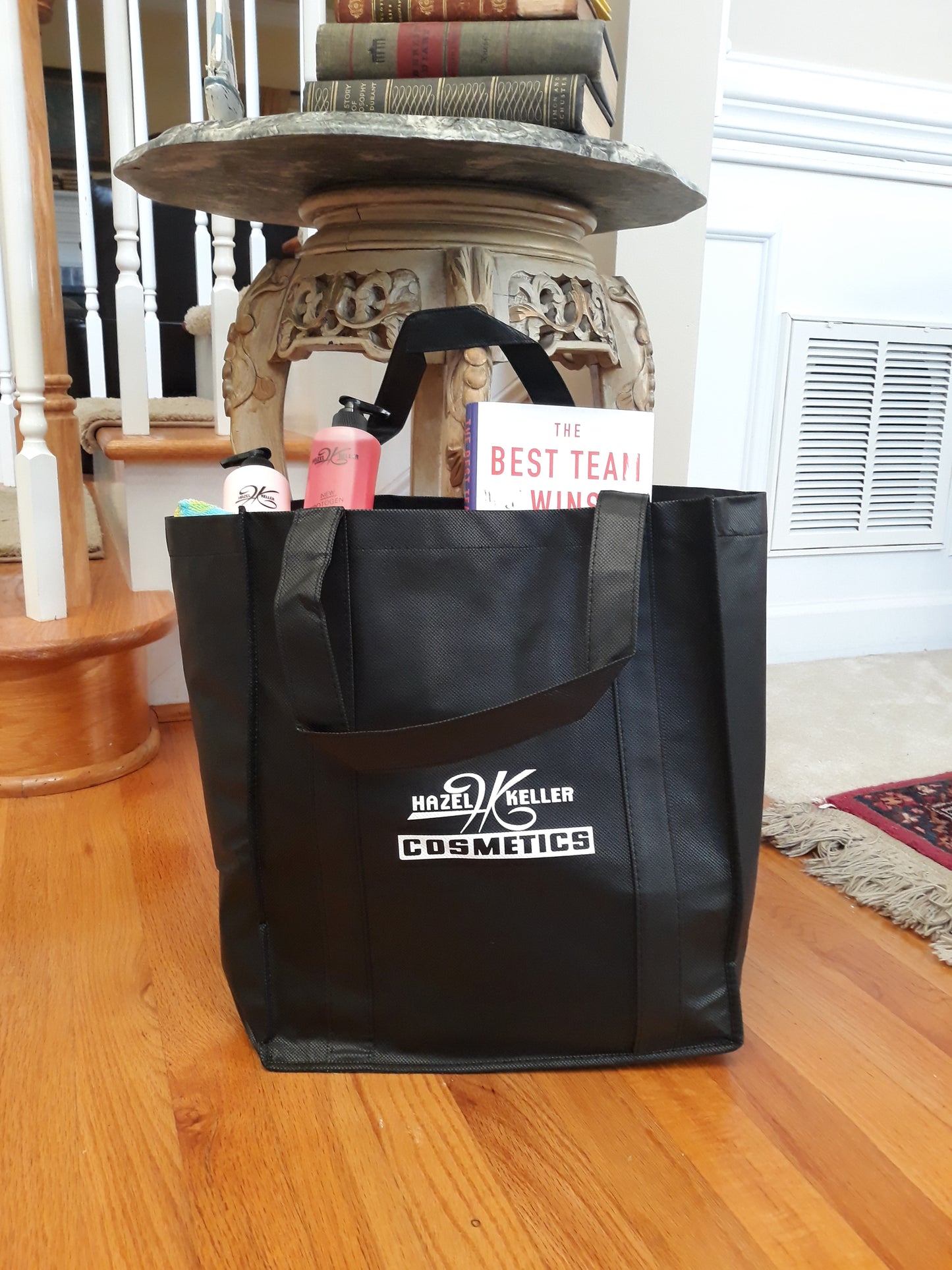 Tote Bag Black Hazel Keller Logo
